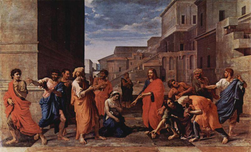 Nicolas Poussin Christus und die Ehebrecherin China oil painting art